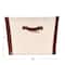 Household Essentials 16" Canvas Bin with Vegan Leather Trim